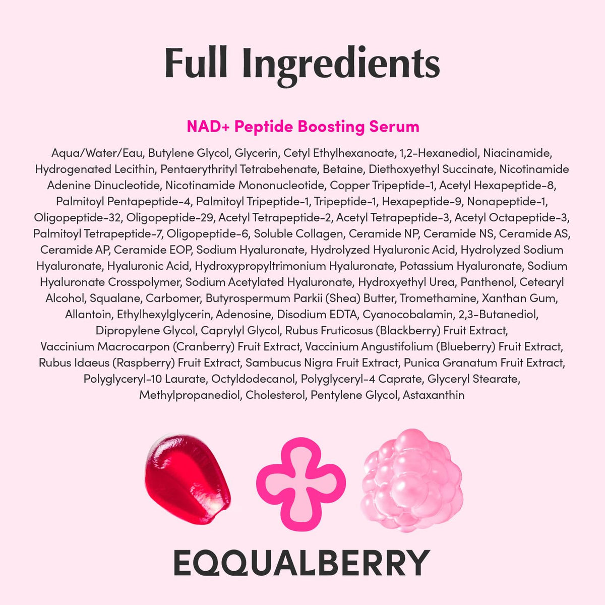 NAD+ Peptide Boosting Facial Serum, 1.01 fl oz