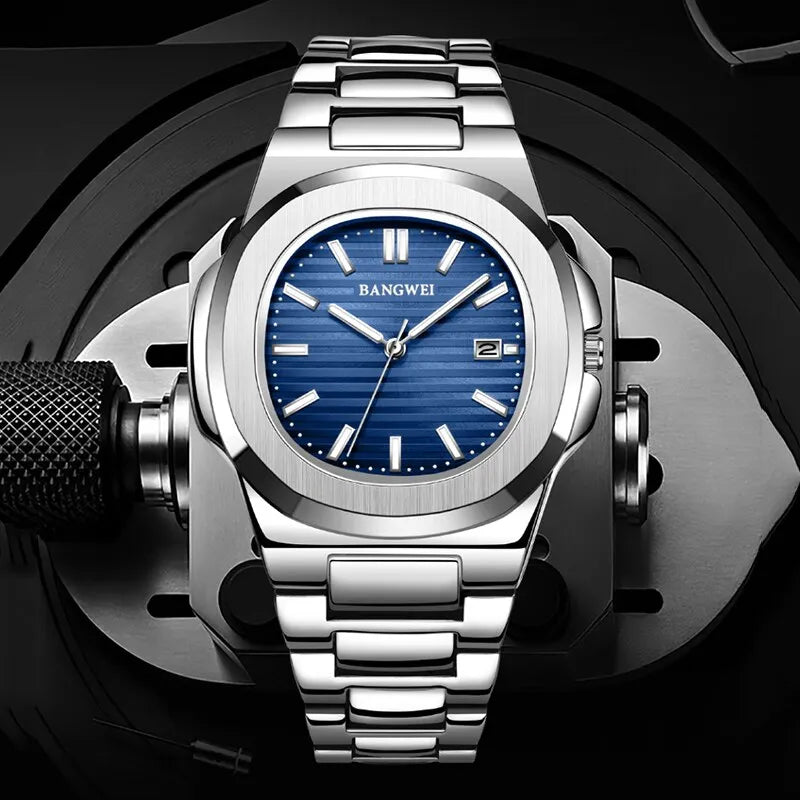 Poedagar Luxury Watch Business Waterproof Male Watch Luminous Date Stainless