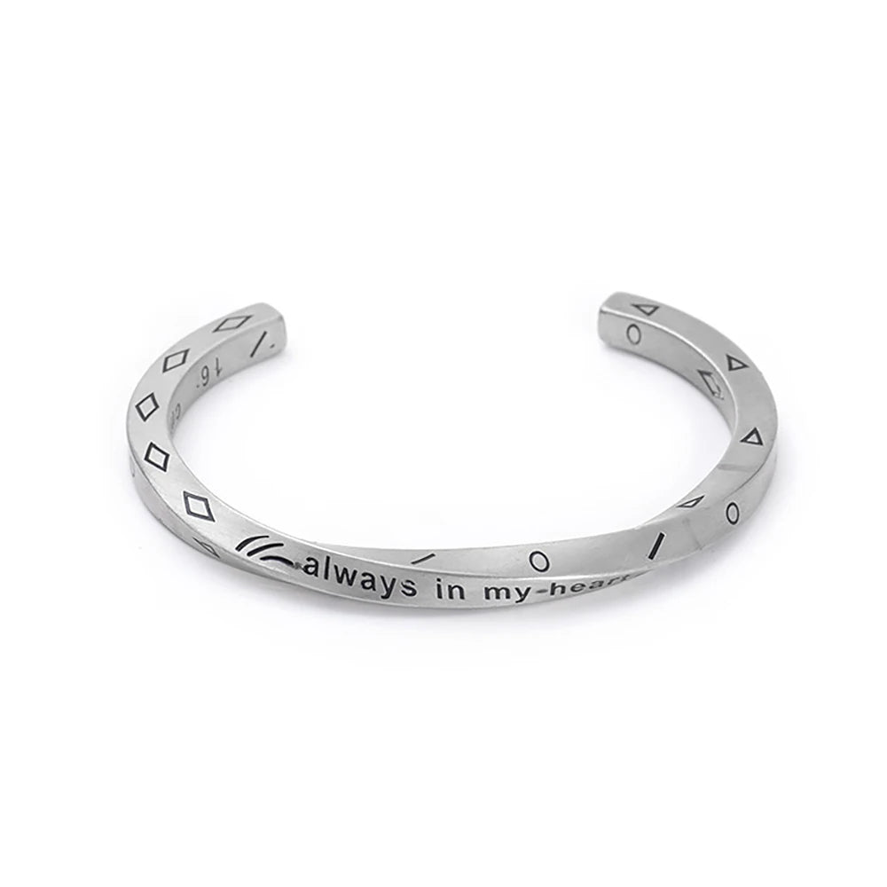 Hand-Forged Mobius Bracelet