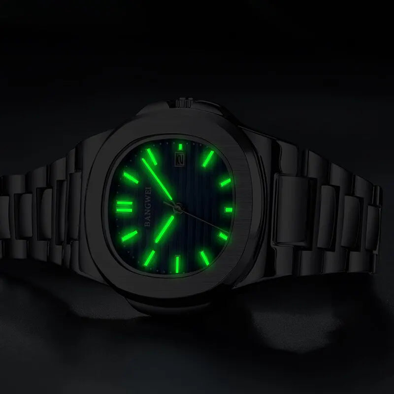 Poedagar Luxury Watch Business Waterproof Male Watch Luminous Date Stainless