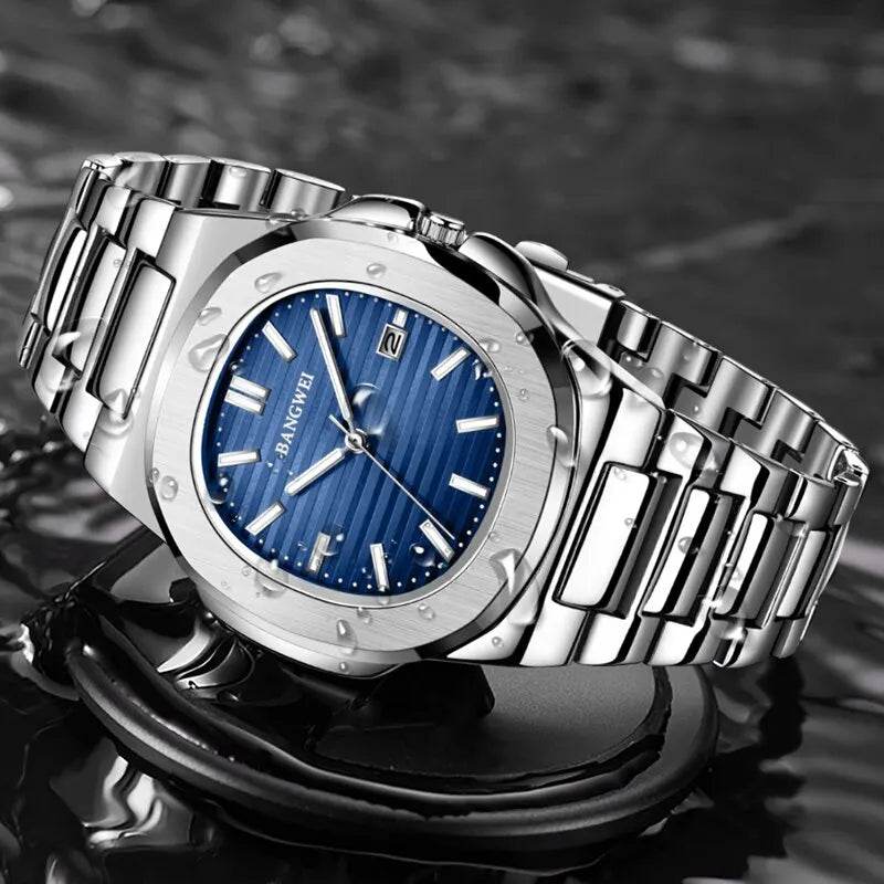 Poedagar Luxury Watch Business Waterproof Male Watch Luminous Date Stainless
