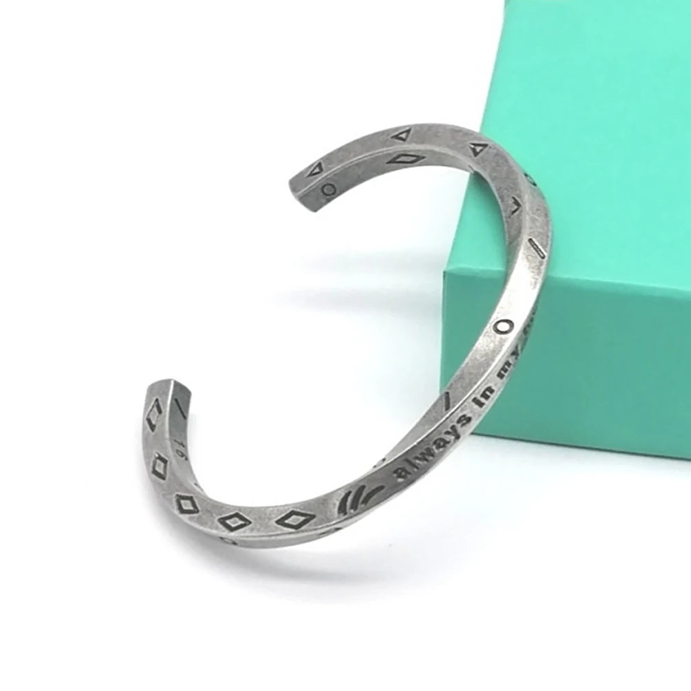 Hand-Forged Mobius Bracelet
