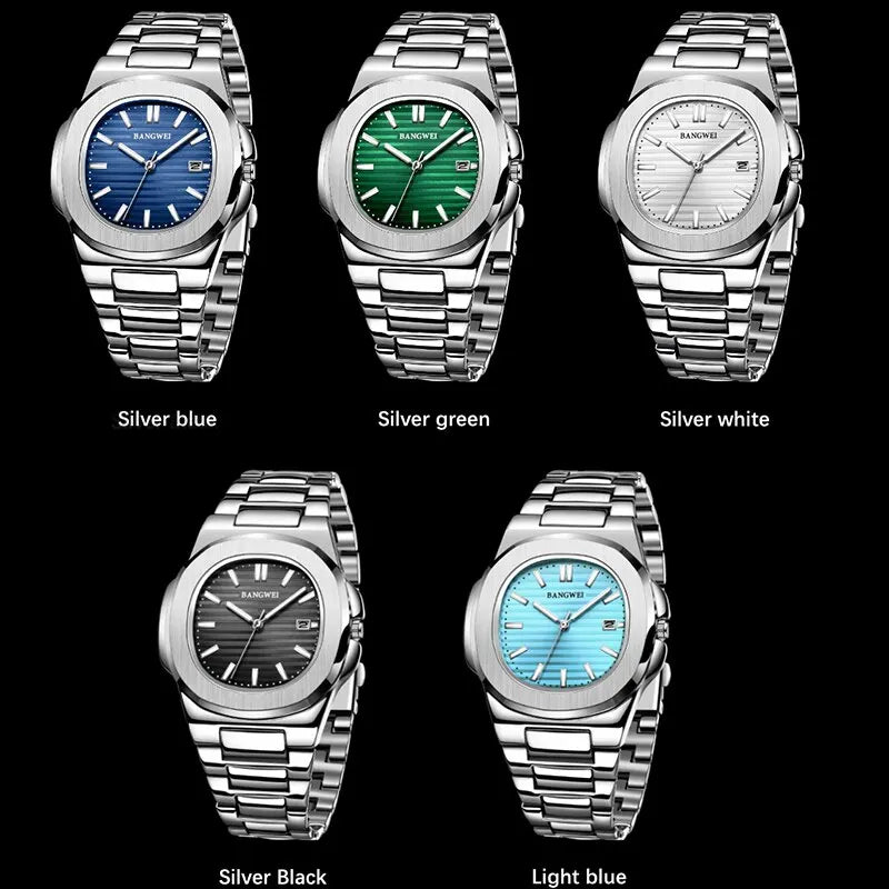 Poedagar Luxury Watch Business Waterproof Male Watch Luminous Date Stainless