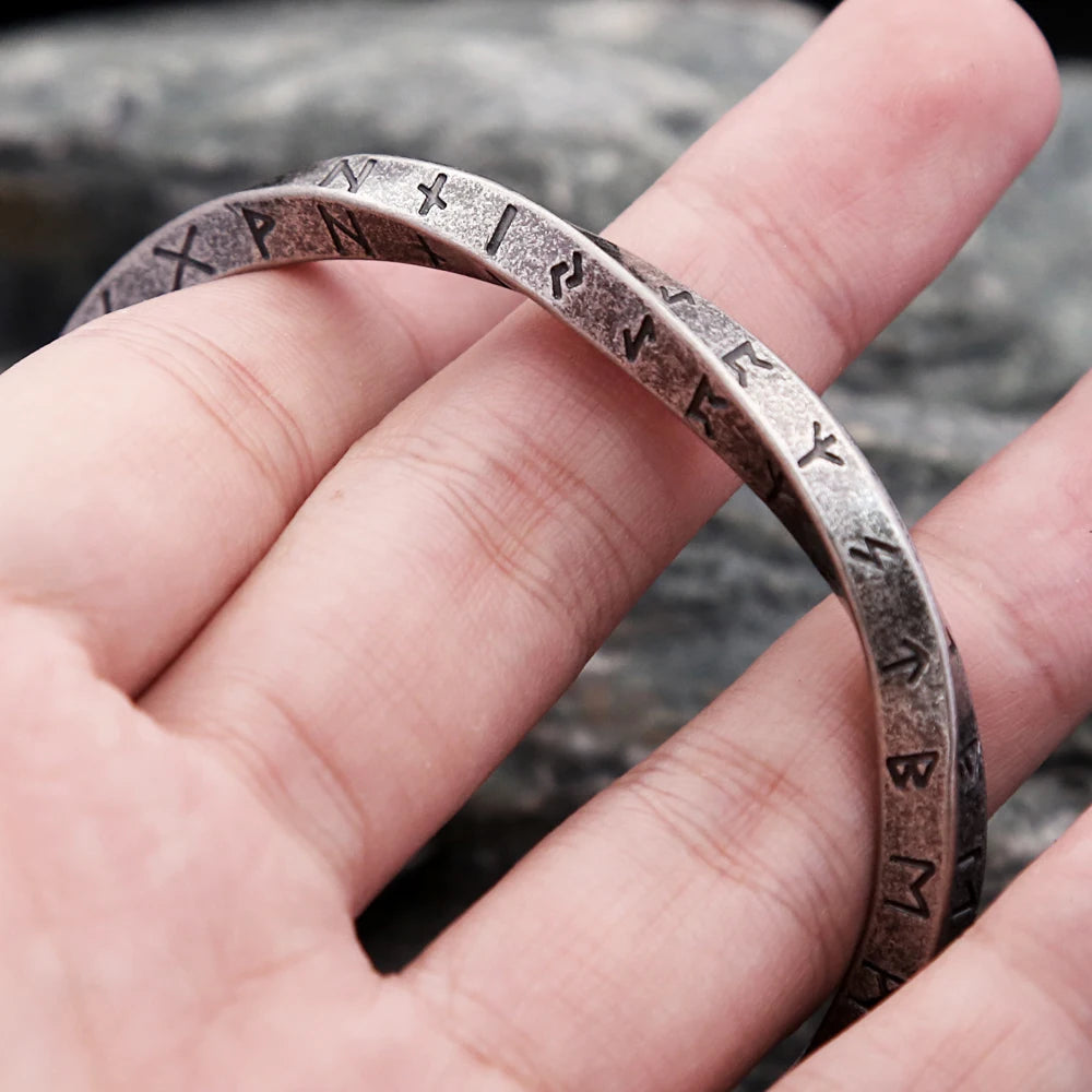 Hand-Forged Mobius Bracelet