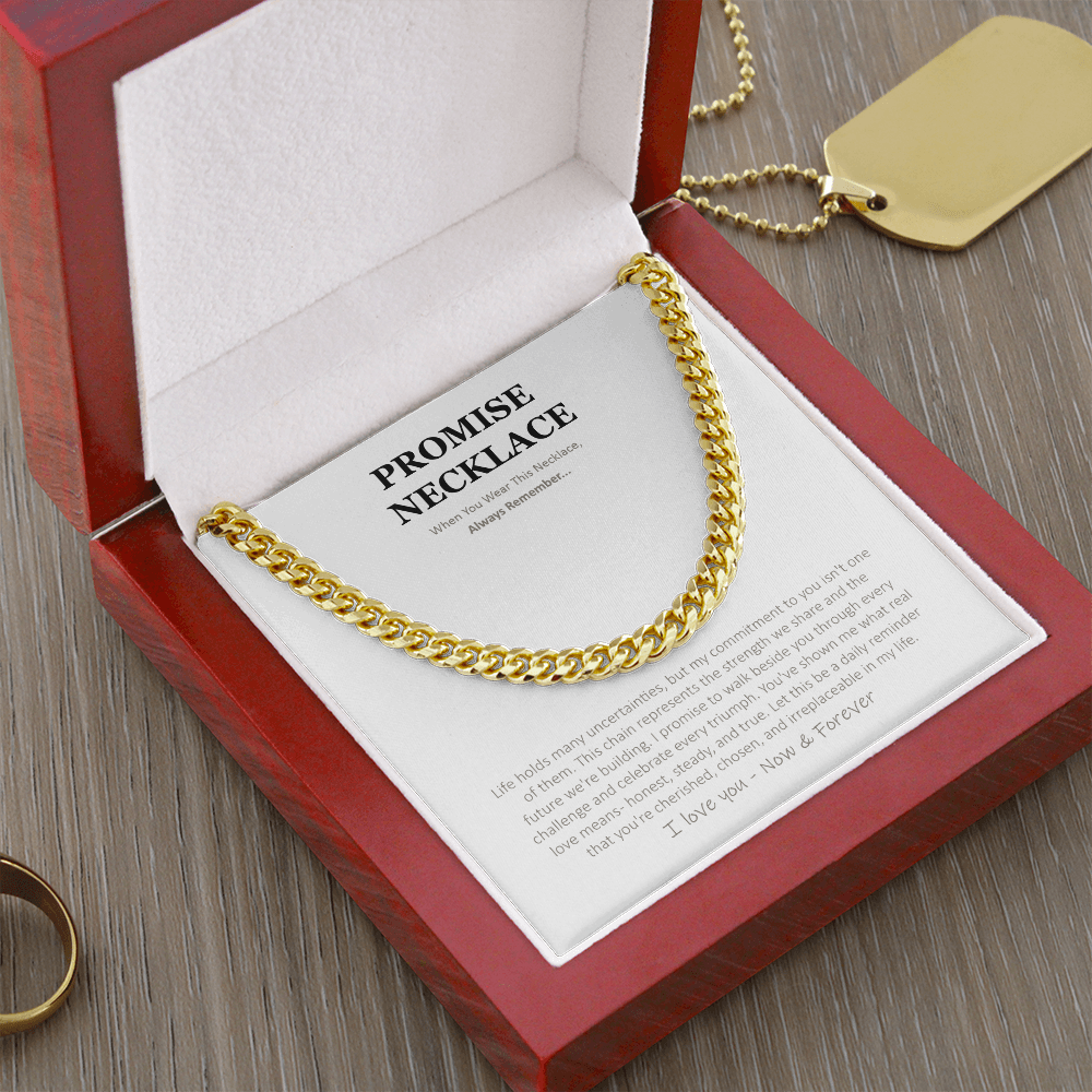 Sterling Silver Promise Necklace – A Gift Straight From the Heart