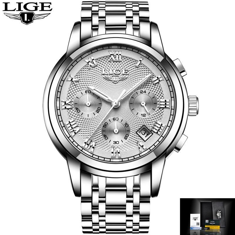Men - Luxury Steel Waterproof Business Wristwatch
