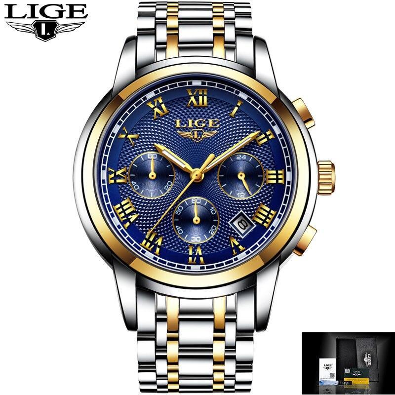Men - Luxury Steel Waterproof Business Wristwatch