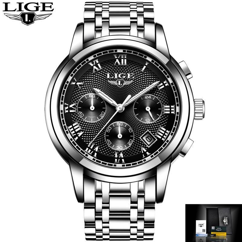 Men - Luxury Steel Waterproof Business Wristwatch