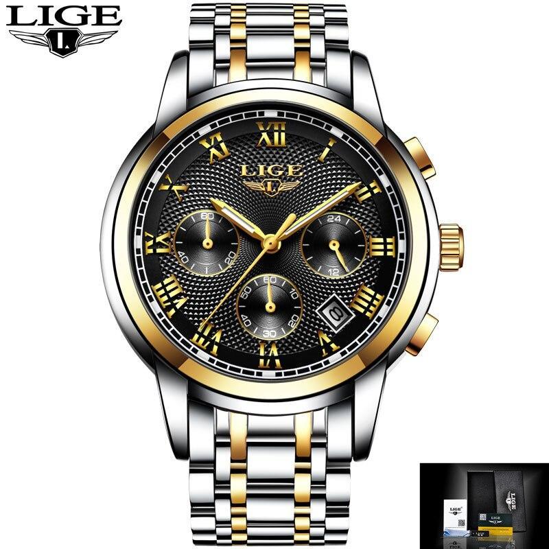 Men - Luxury Steel Waterproof Business Wristwatch