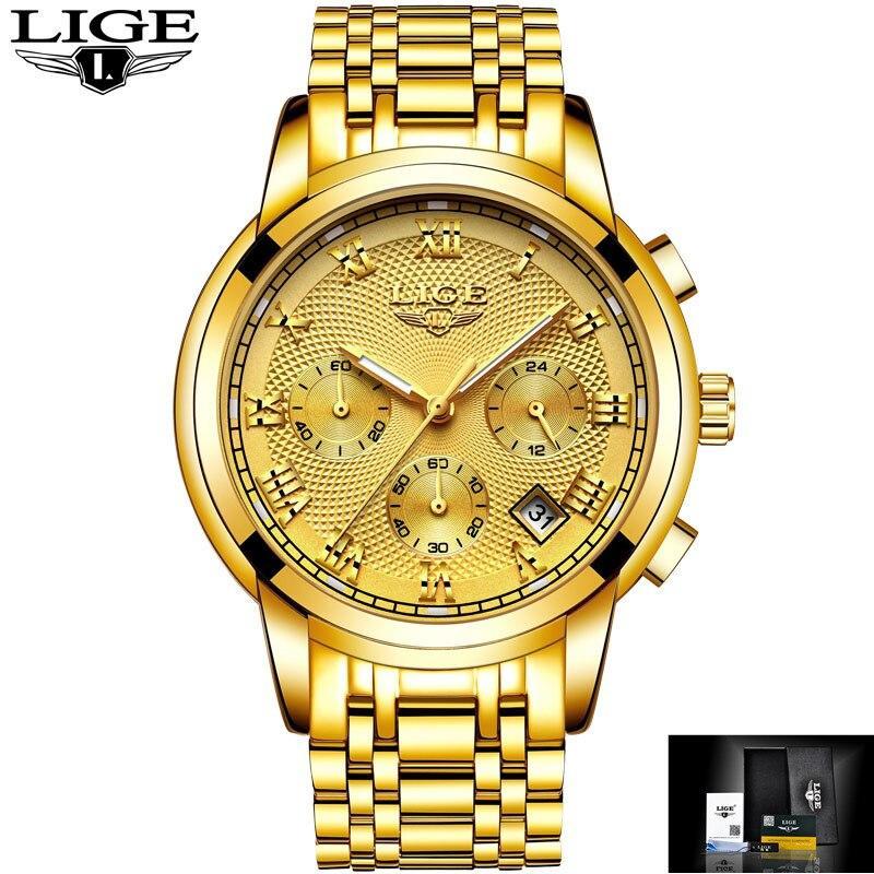 Men - Luxury Steel Waterproof Business Wristwatch