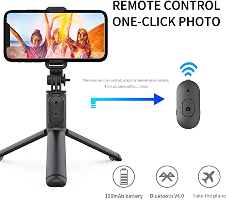 6 IN 1 WIRELESS BLUETOOTH SELFIE STICK