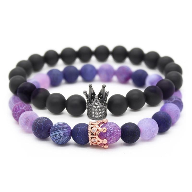 Crown Stacked Bracelet