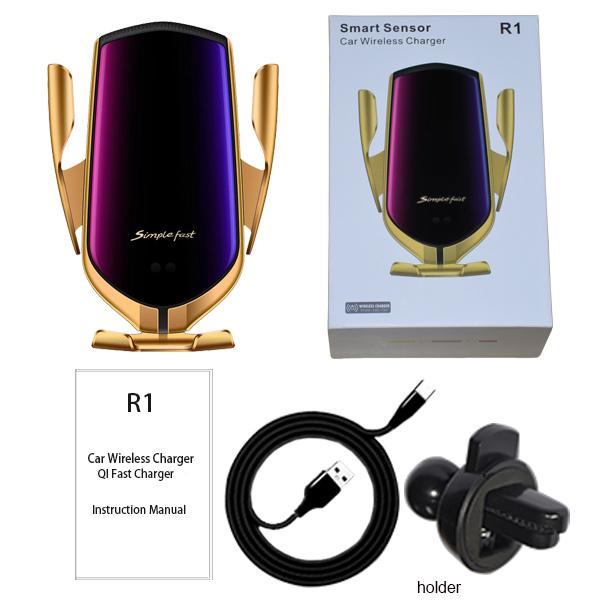 50% OFF)Wireless Charger Car Mount, Automatic Clamping, 10W Fast Charging!