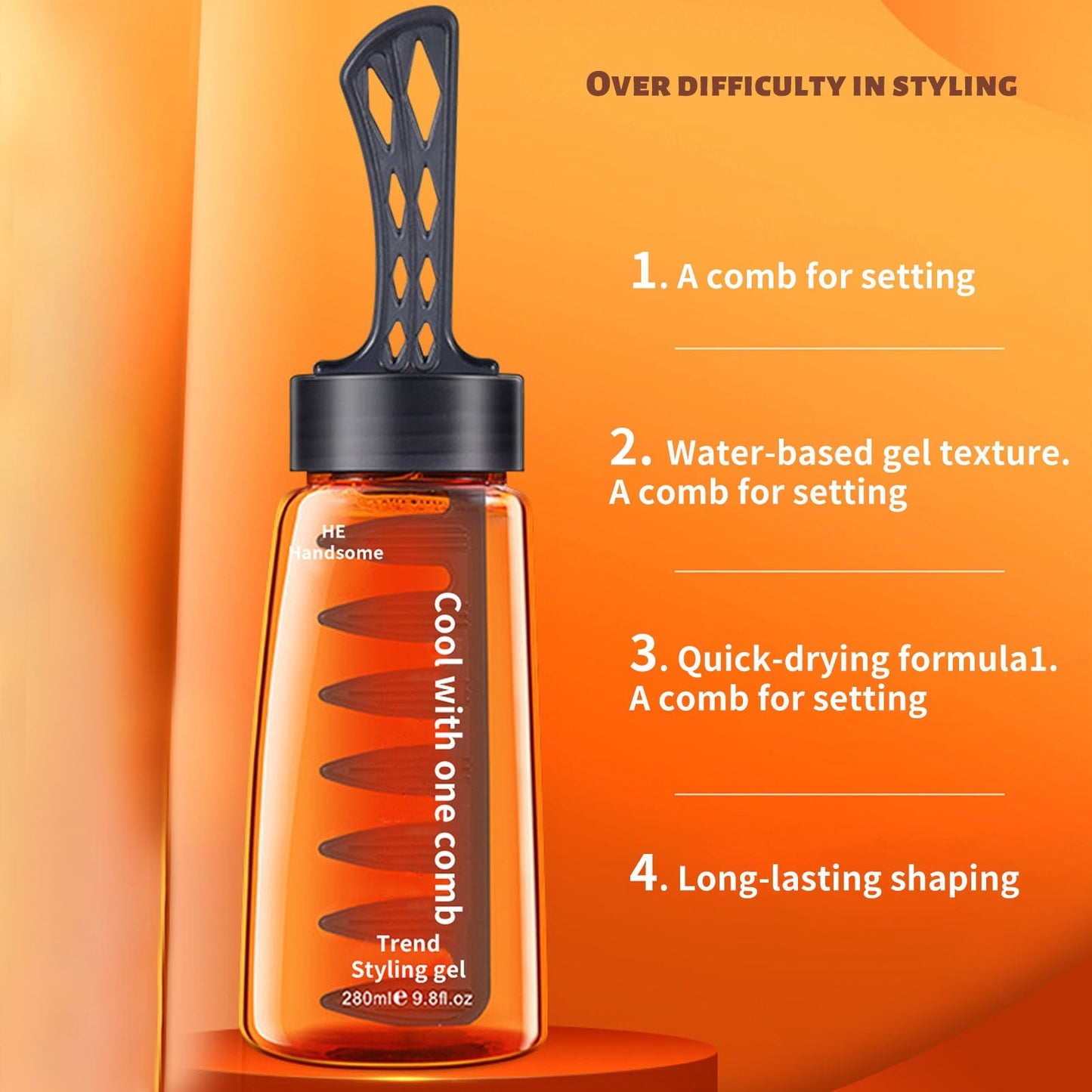 2-In-1 Hair Oil With Comb
