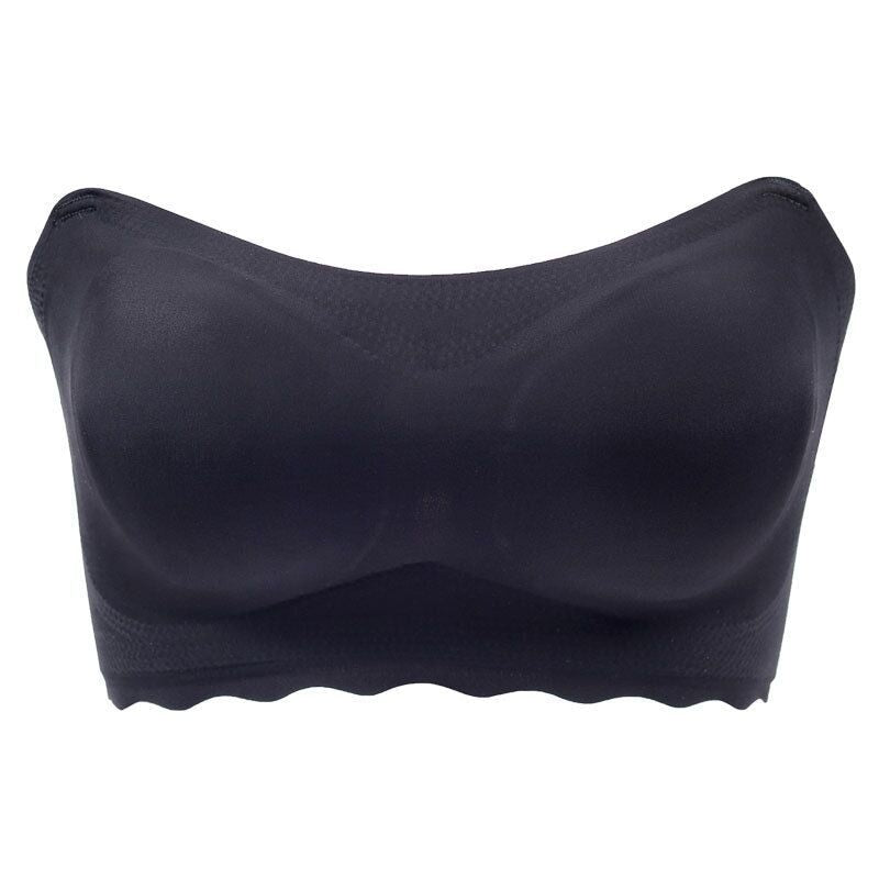 PLUS SIZE STRAPLESS INVISIBLE PUSH UP BRA