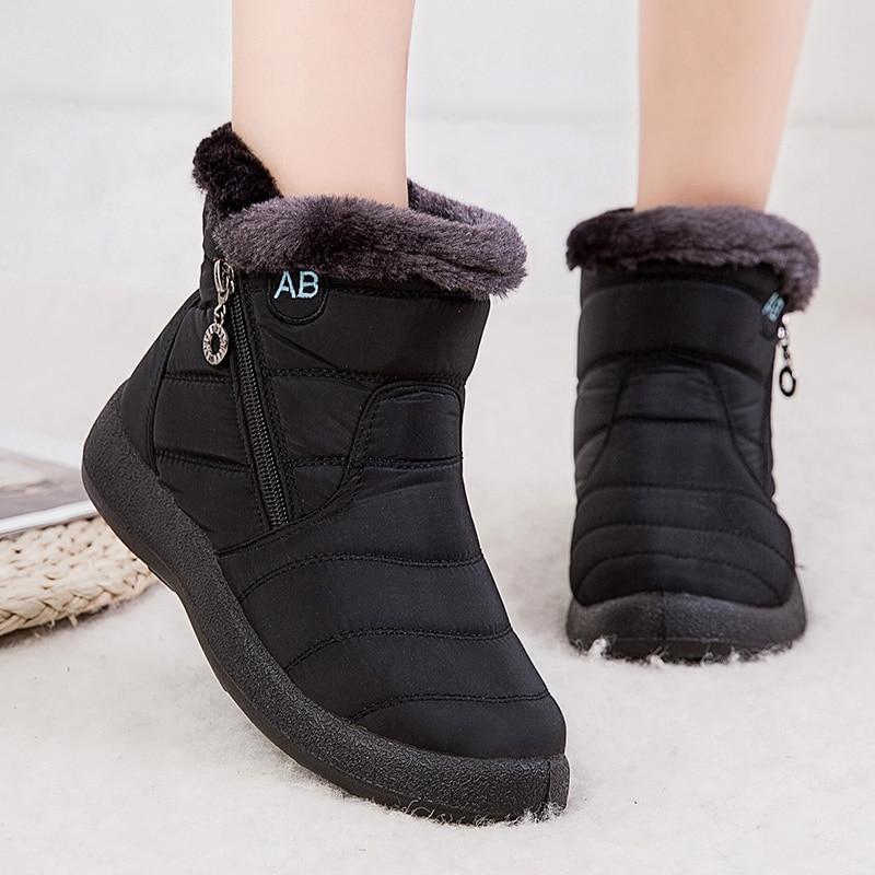 50% Off - LAST DAY - Women Fur Warm Snow Boots