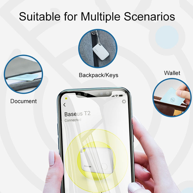 Acetag Smart Anti-lost Alarm Bluetooth Tracker for Key, Wallet