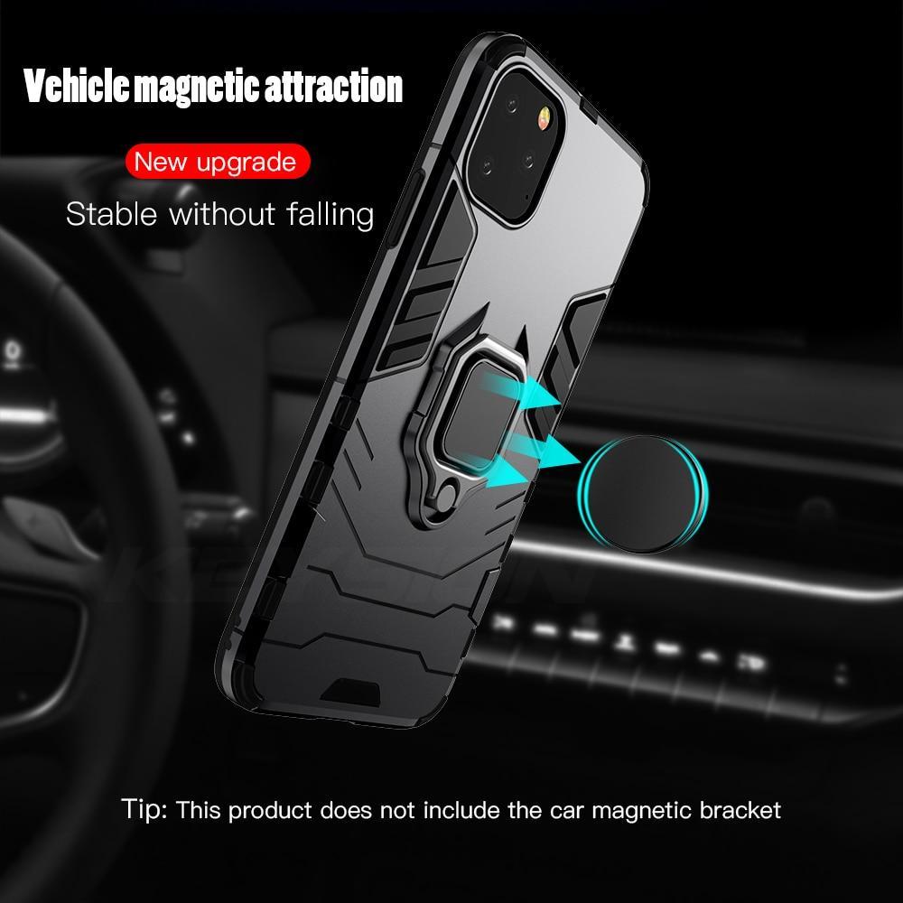 Convenient iPhone Case With Stand And Magnetic Mount