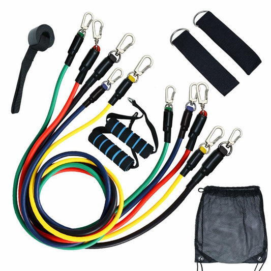 11 in One Pull Rope Resistance Bands Fitness Set