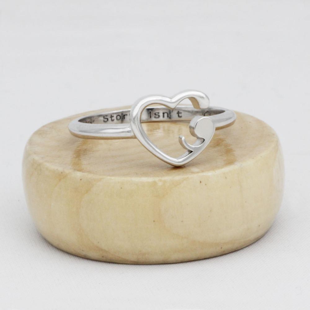925 Sterling Silver 'My Story Isn't Over Yet' Ring