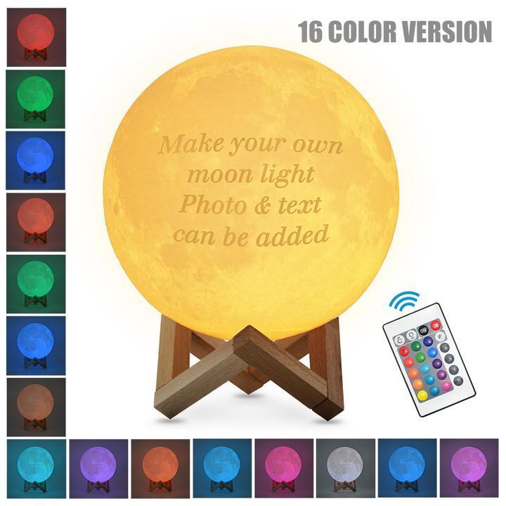 Limited Supply - 3D Customized Moon Lamp