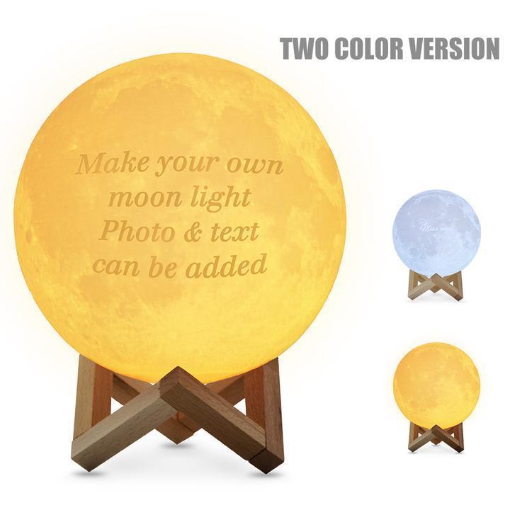 Limited Supply - 3D Customized Moon Lamp