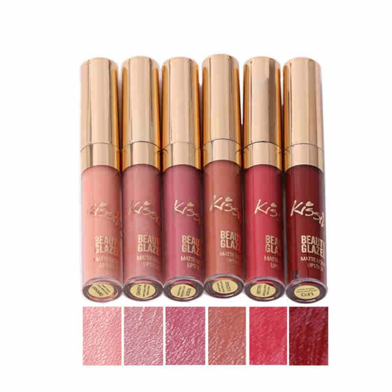 6Pcs Set Long Lasting Matte Liquid Lipgloss