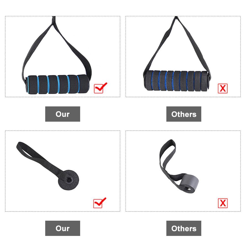 11 in One Pull Rope Resistance Bands Fitness Set