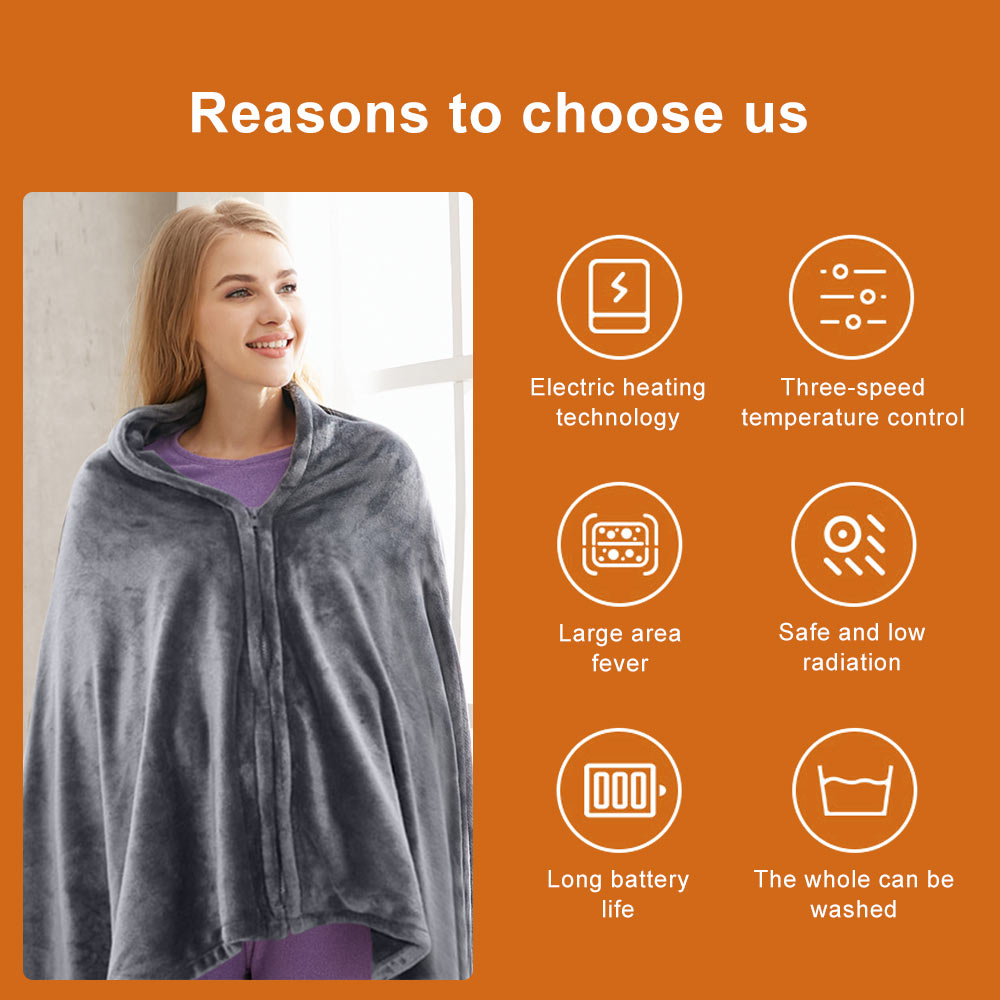 Heated Shawl Blanket