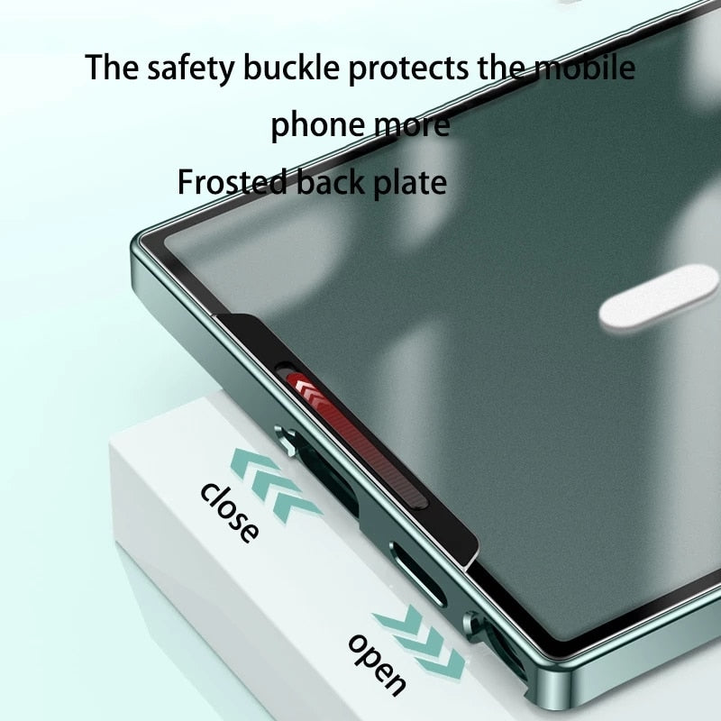 LUXURY METAL BUMPER CAMERA PROTECTION COVER FOR SAMSUNG GALAXY S22 SERIES