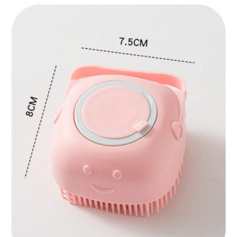 Brushy Portable Soft Massage Pet Dog Shampoo Brush
