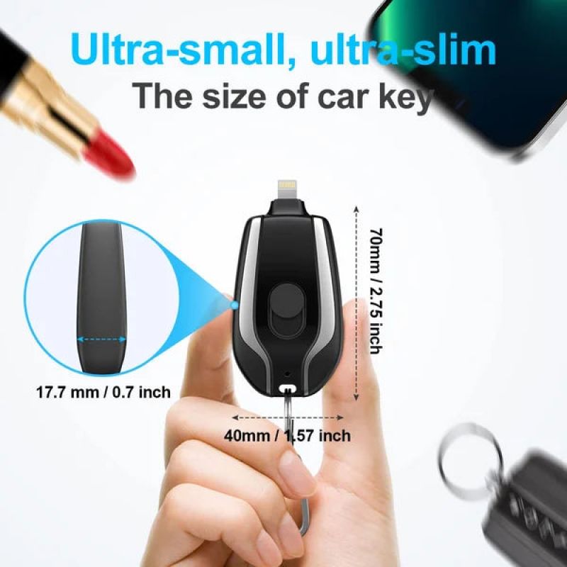 Portable Charger Keychain