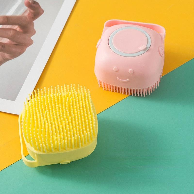 Brushy Portable Soft Massage Pet Dog Shampoo Brush