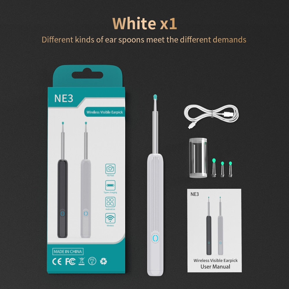 At-Home Wi-Fi OtoScope Ear Wax Remover