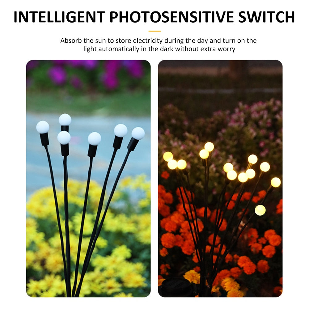 Solar Powered Firefly Lights