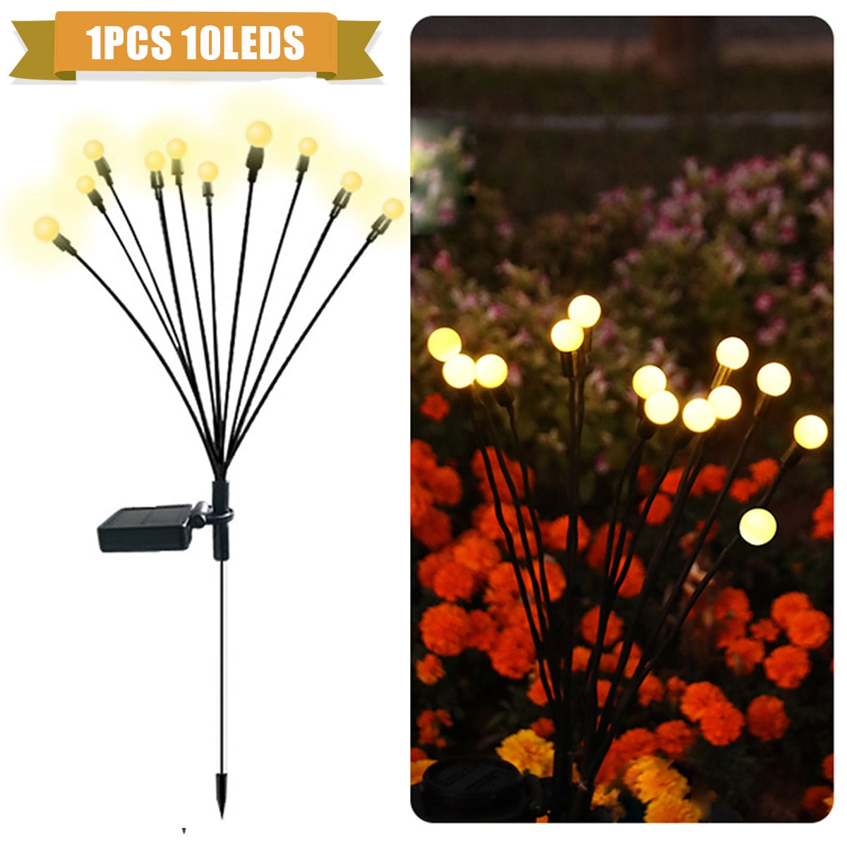 Solar Powered Firefly Lights