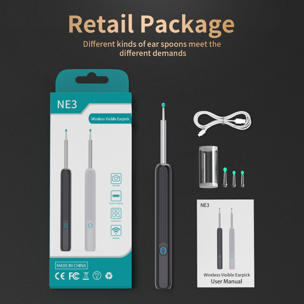 At-Home Wi-Fi OtoScope Ear Wax Remover