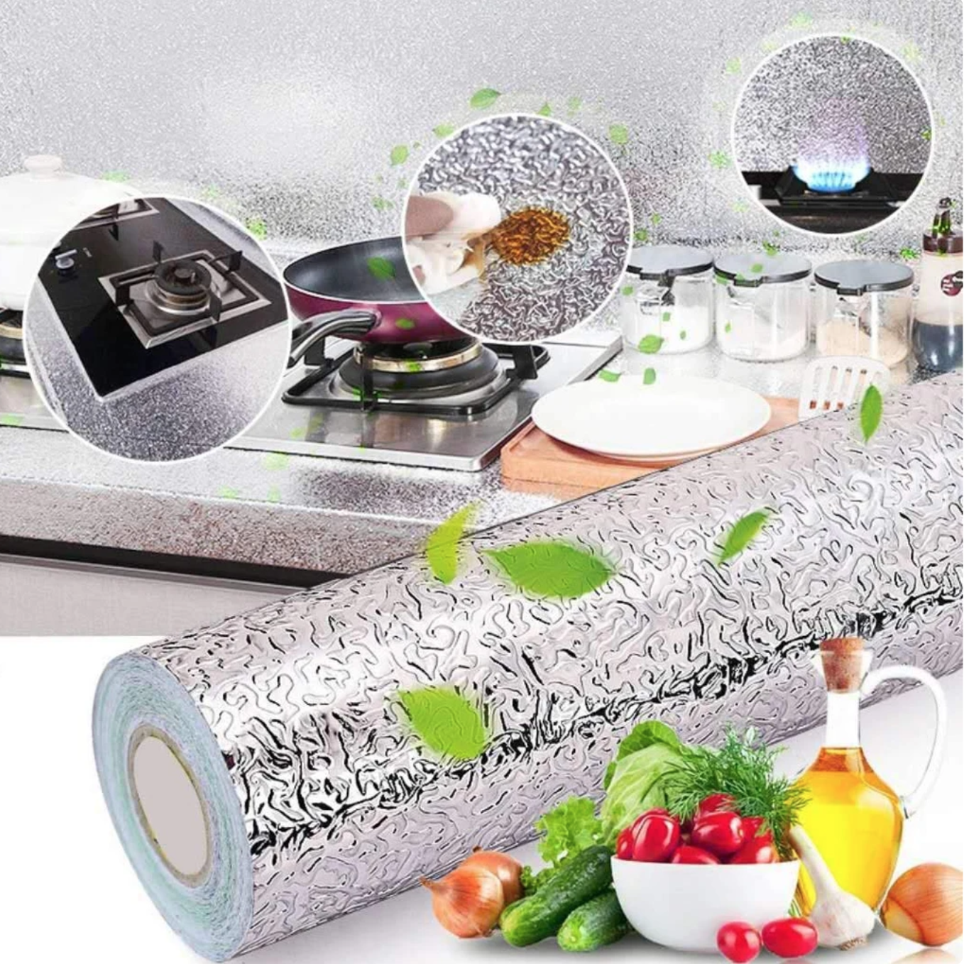 Oil, Water, Dust and Heat-Proof Kitchen Sticker