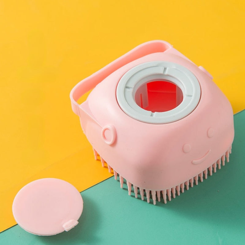 Brushy Portable Soft Massage Pet Dog Shampoo Brush