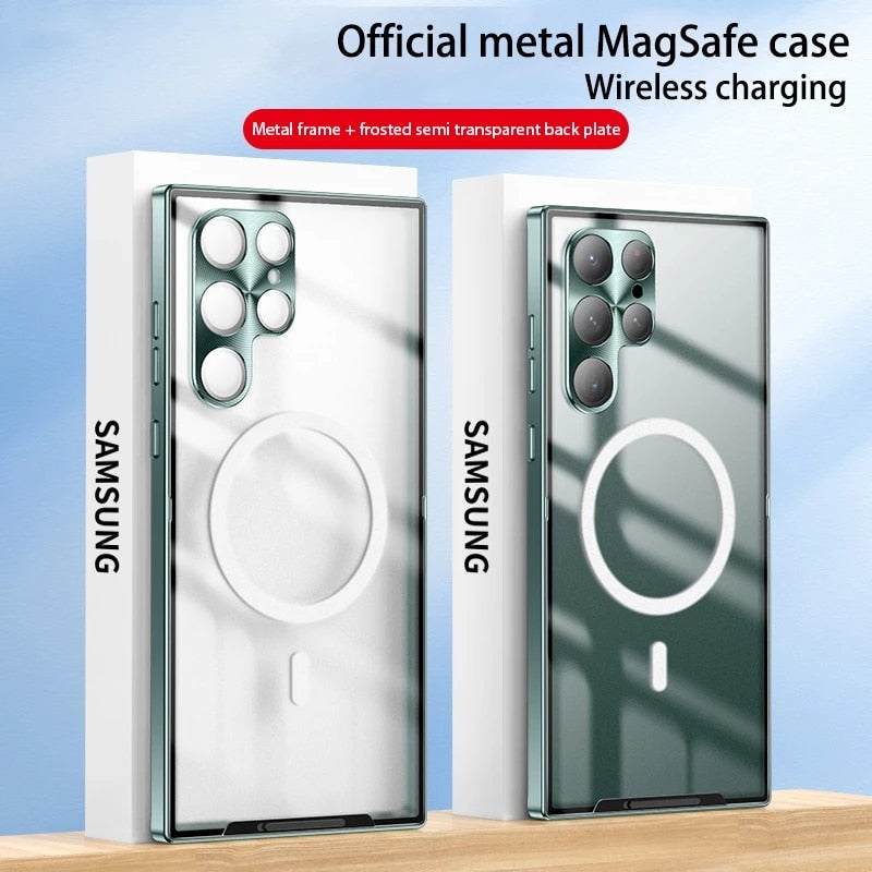 LUXURY METAL BUMPER CAMERA PROTECTION COVER FOR SAMSUNG GALAXY S22 SERIES