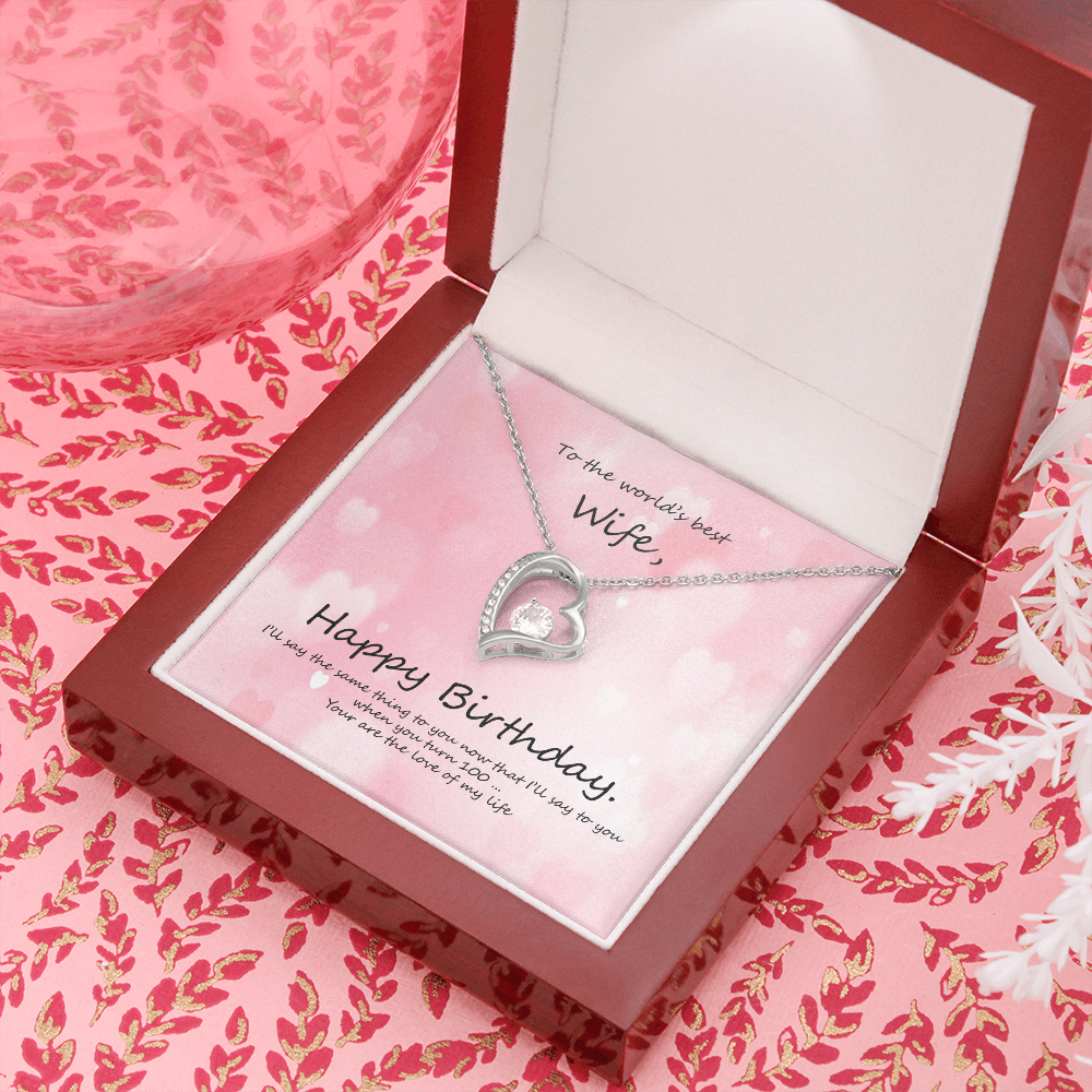 Birthday Forever Necklace for Wife