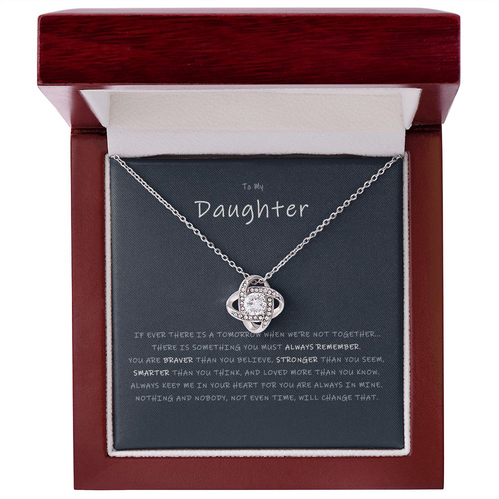 LOVE KNOT NECKLACE - DAUGHTER - NEW