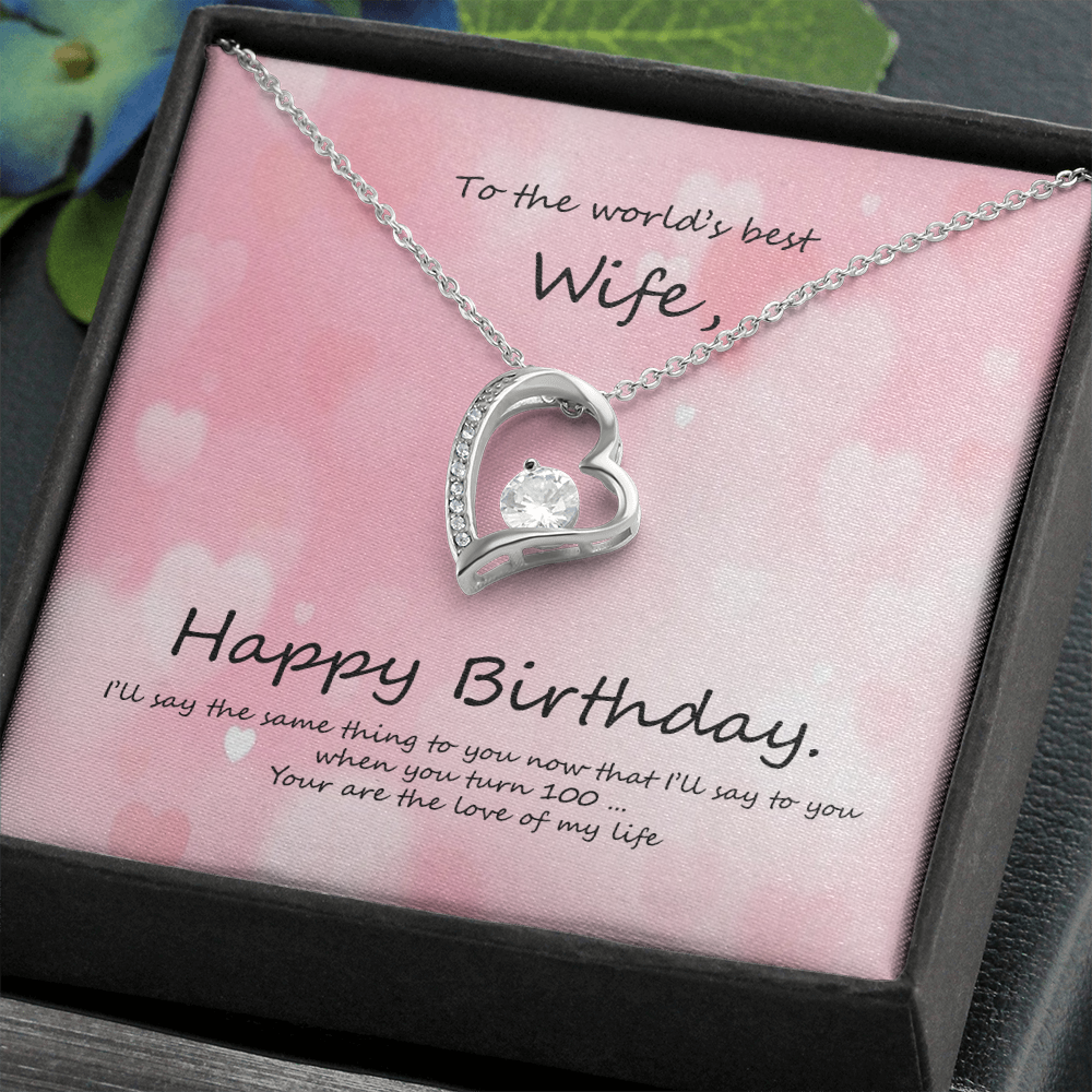 Birthday Forever Necklace for Wife