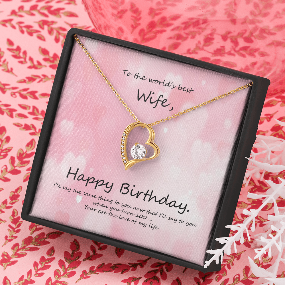 Birthday Forever Necklace for Wife