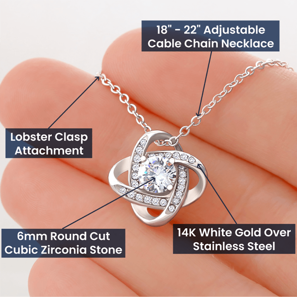 Birthday Knot Necklace for Wife