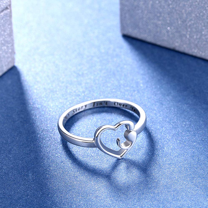 925 Sterling Silver 'My Story Isn't Over Yet' Ring