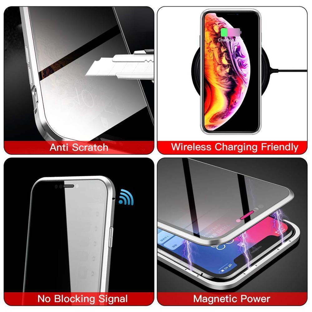 Laetans™ Hardened Magnetic Privacy Case for iPhone