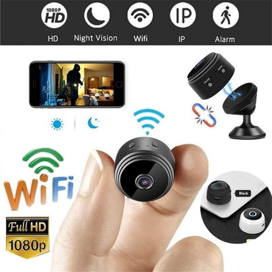 1080P MINI WIFI SECURITY CAMERA with NIGHT VISION + BABY MONITOR + MOTION DETECTOR