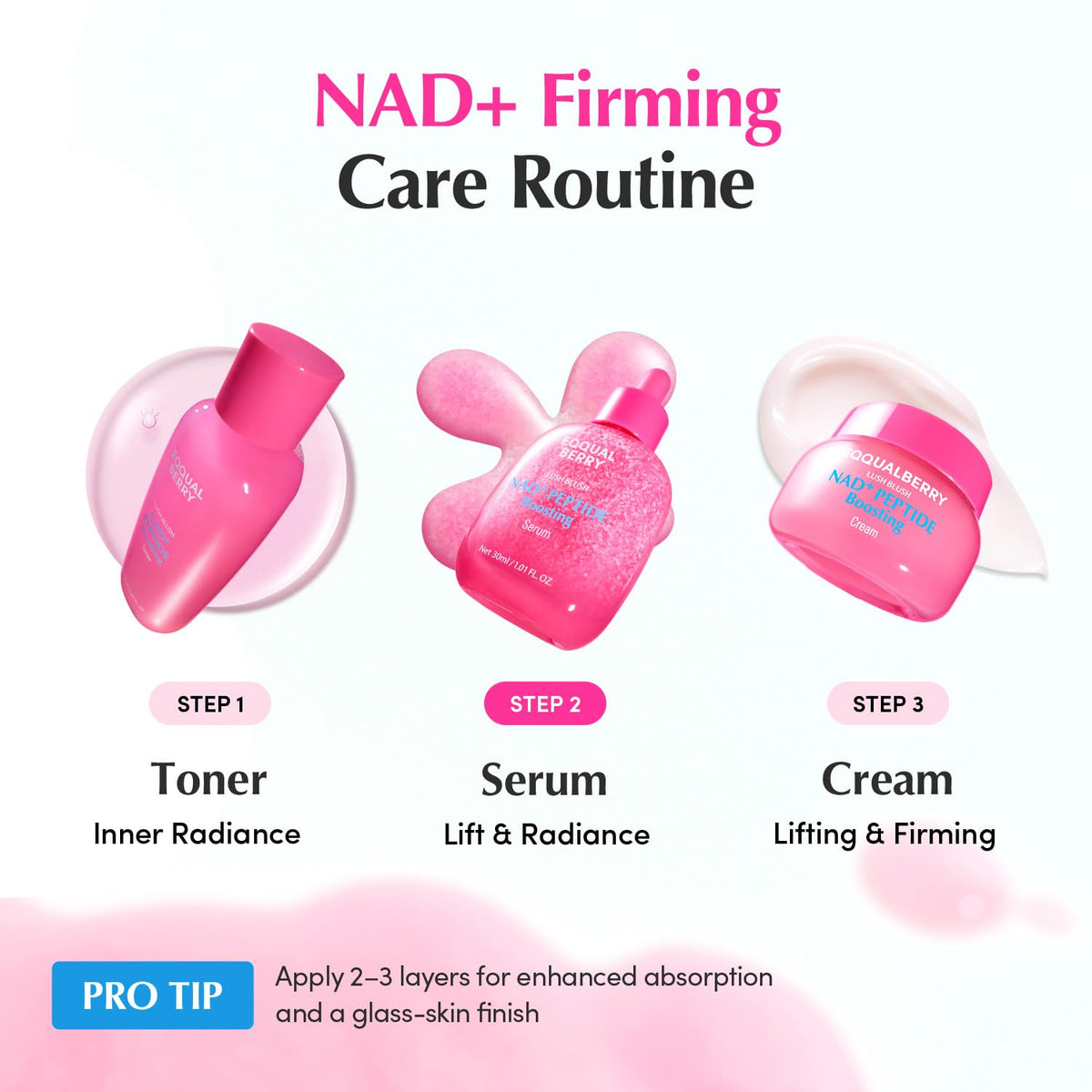 NAD+ Peptide Boosting Facial Serum, 1.01 fl oz
