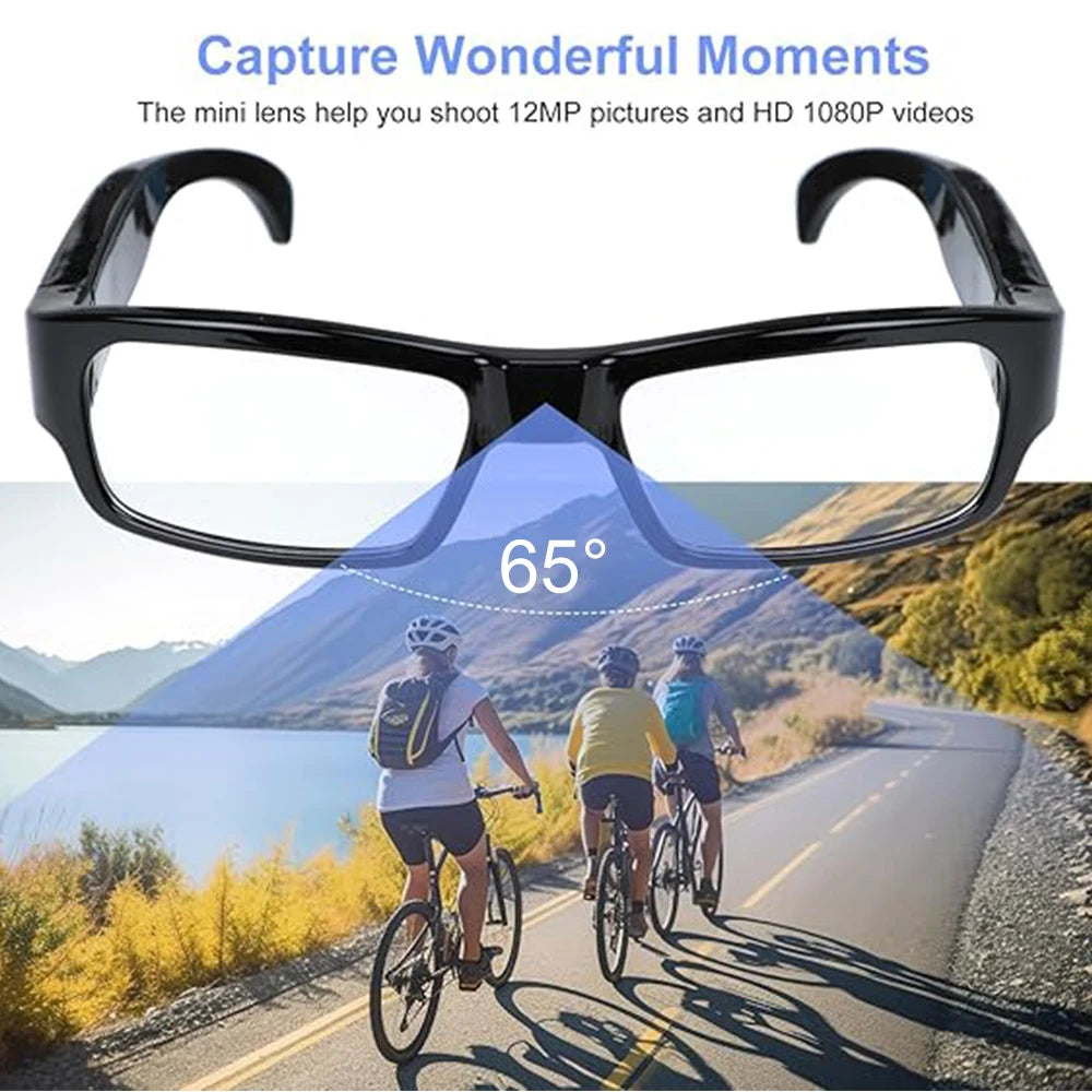 Smart 1080P Camera Glasses – Hands-Free Video Recording Eyewear